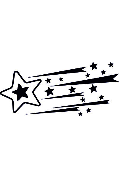 Birim Matbaa Motorcycle Stars Auto Sticker (40X18 cm)
