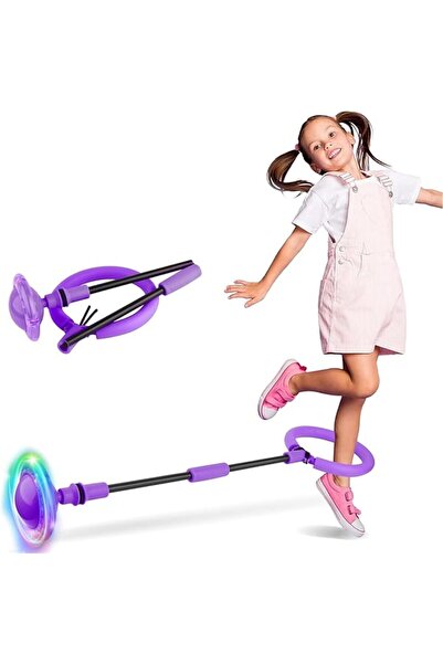 GENERAL Andana Kids Skip Ball, Flash Wheel Bouncing Ball Foldable, Skip-It To...