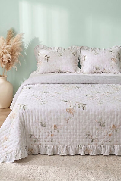 Rivaİstanbul Set cuvertură de pat dublă Fall Dreams Breeze – 3 piese