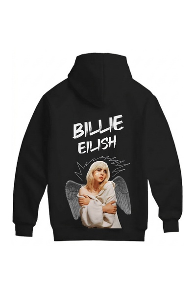 SVART WEAR Μπλούζα Billie Eilish με στάμπα, unisex, oversized, 100% βαμβακερή