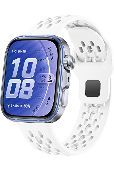 GENERAL Silicone Sport Strap Replacement Band Compatible for Huawei Watch Fit...