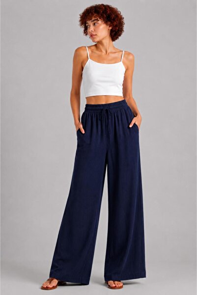 Echo&Ember Flowy Linen Blend Trousers