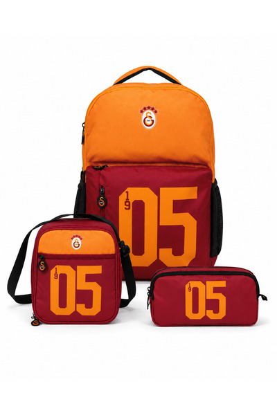 Galatasaray Lisanslı 3’lü Okul Çantası Seti – Okul Çantası + Beslenme Çantası...