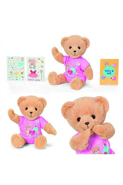 ideal STORE Plush 837139 Bear with Pink T-Shirt 43 cm 0m+