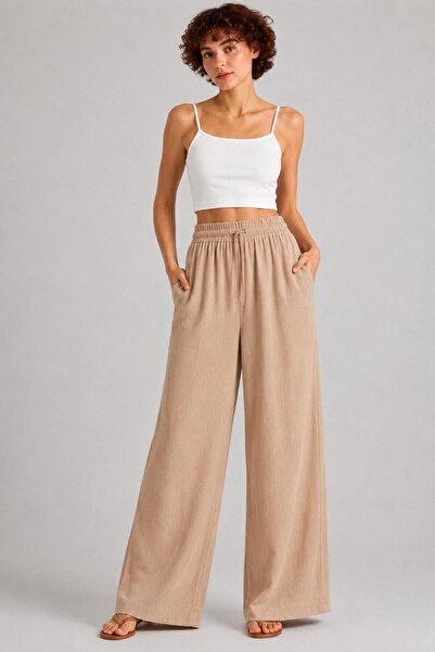 Echo&Ember Flowy Linen Blend Trousers