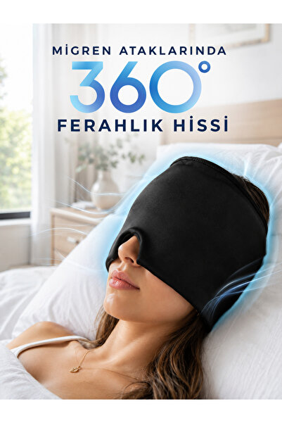 Lisinya 360 °   Gel Compress Headgear Relaxing Eye Mask Suitable for Cold and...