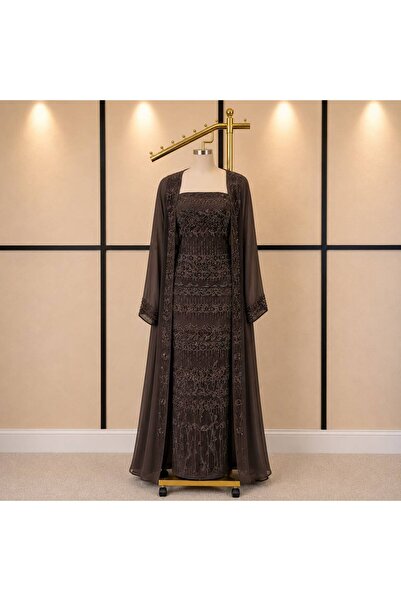 GORI FASHION فستان قطقتين بشت تطريز فاخر