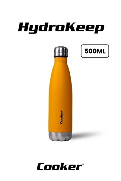 Elista 500 ML Paslanmaz Çelik Çift Kat Termos Çay Kahve Piknik Kamp Outdoor Ofis Otel Kafe Okul