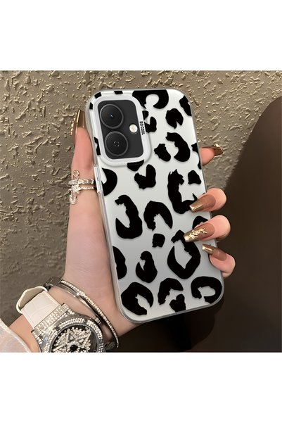 CHICASELUX Tecno Spark Go 2 Compatible Black Leopard Printed Silicone Phone C...