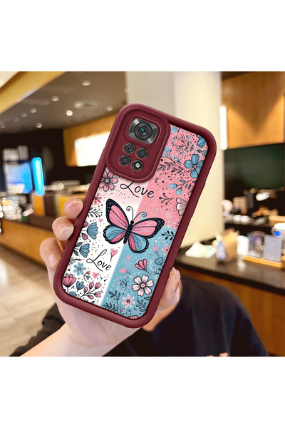 Hontinga حافظة هاتف Xiaomi Redmi Note 11 المتوافقة مع الكاميرا، حافظة هاتف من...