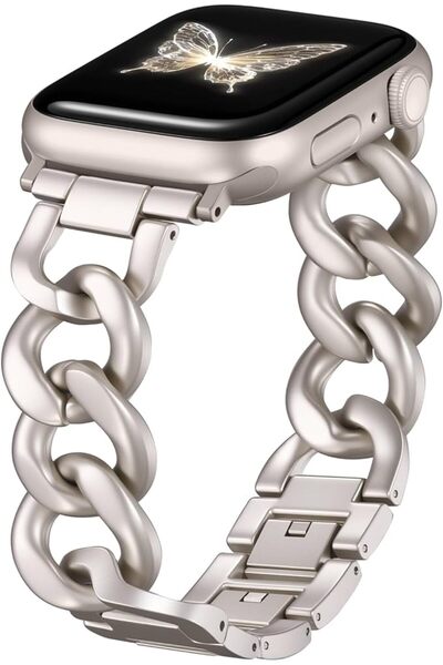 Upeak Metal Strap Compatible with Apple Watch Band 40mm 38mm 41mm 42mm 44mm 4...
