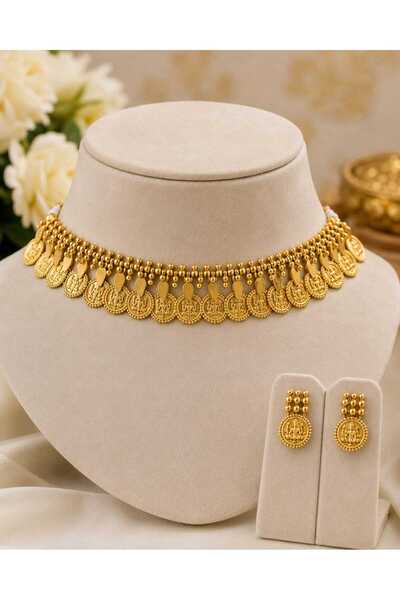 Generic Coin Ilakkathali Choker Set