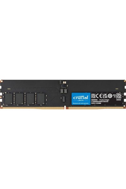 Crucial Μνήμη RAM DDR5 με μονάδα 1x32GB και ταχύτητα 6400 για επιτραπέζιο υπο...