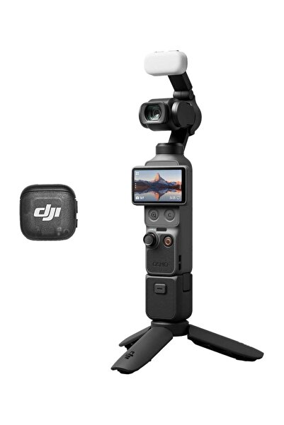 DJI أوسمو بوكيت 4 كومبو للمبدعين، كاميرا فيديو محمولة، مستشعر CMOS مقاس 1 بوص...