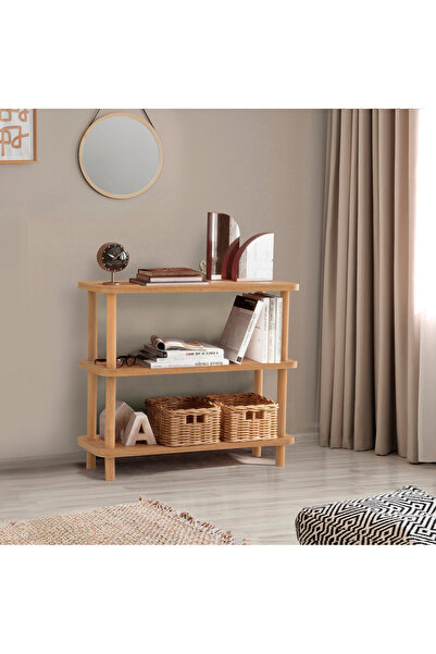 Uvi Collection DORA STEP KİTAPLIK ATLANTİK ÇAM 80X28