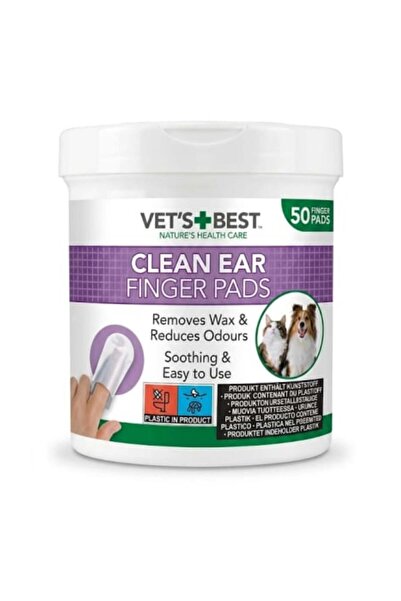 Vet's Best - Degetar pentru igiena urechii, 50 Buc