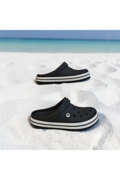 terlex 195 Black Hospital Chef Garden Lightweight Comfortable Sabo Slippers