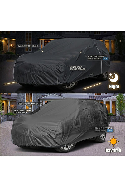 CFT Multi-Layer Car Cover for BYD Leopard Titanium 7 - All-Weather Heavy Duty Protection - Waterproof, Dustproof & UV Resistant - Custom Fit Outdoor Vehicle Shield