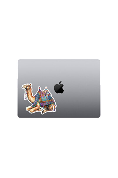 MegaSticker Çöl devesi sticker Araba, Motorsiklet, Kask, Laptop, Cam Sticker 13x11 Cm