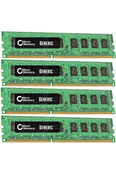CoreParts 32GB DDR3 RAM με 4 μονάδες (4x8GB) και ταχύτητα 1600 για επιτραπέζι...