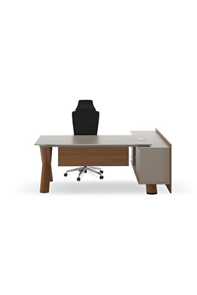 Vivense WİNO YÖNETİCİ ETAJERLİ OFİS MASA, 200 CM