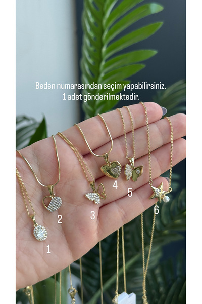 alysa jewelry Xuping 14 ayar zirkon taşlı kolye