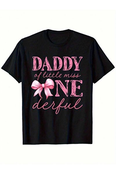 2BIR Funny Daddy Of Little Miss Wonderfully Cute Pink Bow Shirt, Men'S Shirts...