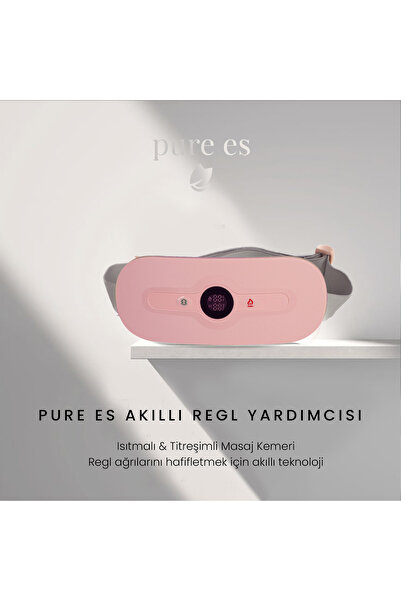 Genel Markalar Akıllı Isıtıcılı Regl Masaj Kemeri Pembe