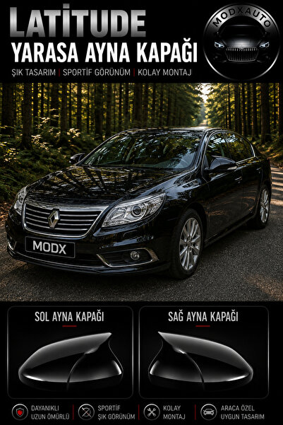 MODxAUTO RENAULT LATİTUDE 2010-2015 ARACA ÖZEL YARASA AYNA KAPAĞI A+