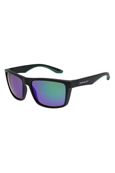 Reebok Score 5032 033P Black Green Mirror Sunglasses 58/16-129