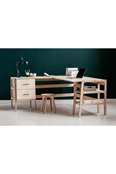 Vivense WOODESK ORİGO AHŞAP ÇALIŞMA MASASI, NATURAL RENK