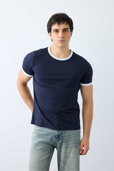 hitup Ringer Muscle Fit Premium Tişört