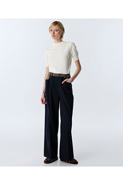 Twist EKOSE DESEN MIX WIDE LEG PANTOLON