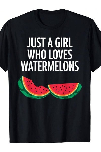 29CUN Funny Art For Women Watermelon Fruit Lover T-Shirt