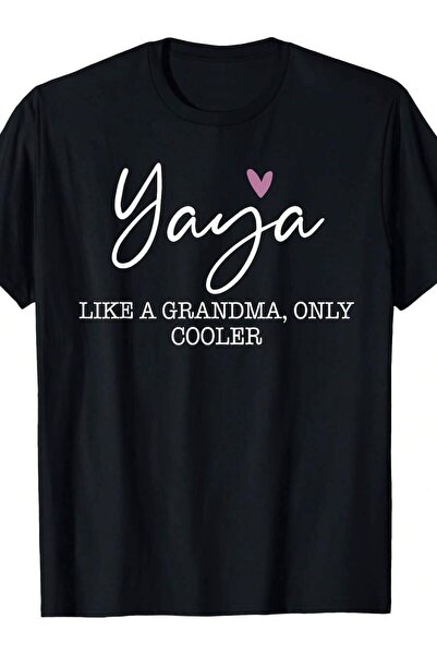 2BIR تي شيرت رجالي من Yaya Like A Grandma Solely Cooler Heart Mother