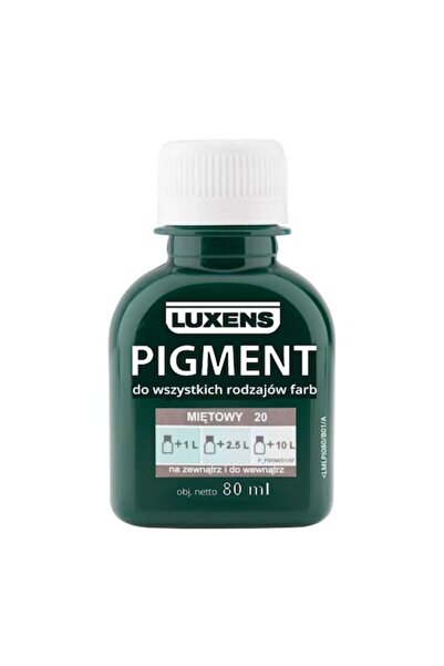 Luxens Universal mint green super concentrated pigment 80 ml interior exterio...