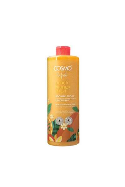 Cosmo Skin Care Be Fresh Peach Mango Twist Shower Scrub 1000ml, Exfoliating B...