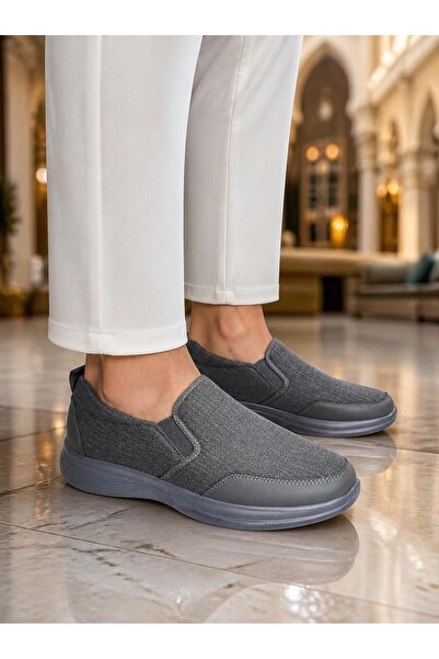 Generic Brand Men Vertical‑Stripe Mesh Slip‑On Casual Shoes, Platform Cushion...