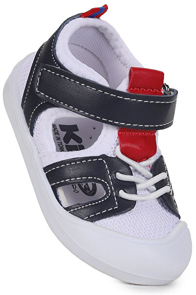 Kiko Kids Tapel İlk Adım Cırtlı Erkek Bebek Sandalet