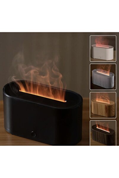 Generic Brand Humidifier with flame effect, LED light, Compact design, for be...