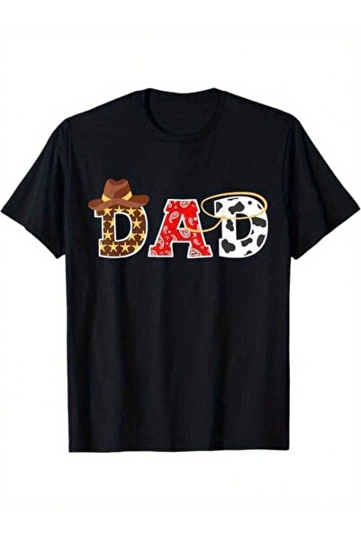 26LIK Graphic T-Shirts For Men Featuring Dad Design With Patterned Letters, A...
