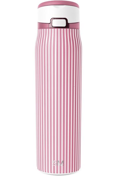 Simple Modern Misa Water Bottle with Ring Stainless Steel Straw Insulated 710...