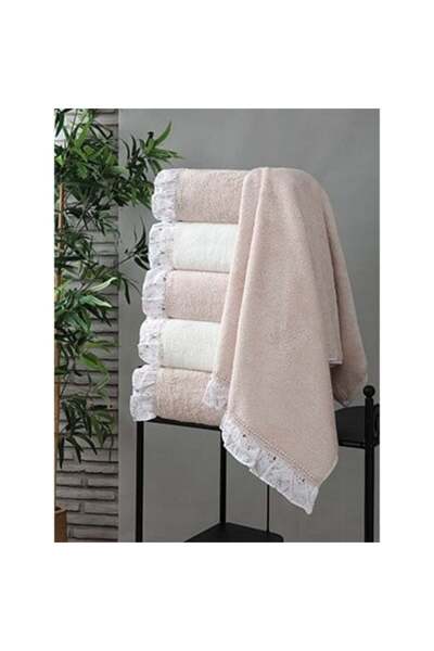 Pupilla Bamboo Guipure Towel 6 Pieces 50*90 Stella