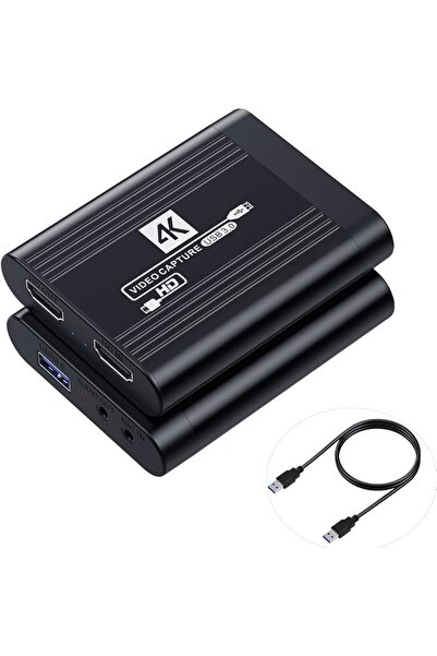 GENERAL بطاقة التقاط HDMI 4K USB 3.0 1080P 60FPS لجهاز PS4/PS5/سويتش/الكاميرا...