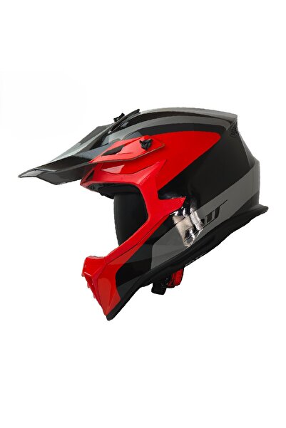 MTS FR803 Dune Cross Motosiklet Kaskı Enduro Full Face Kask