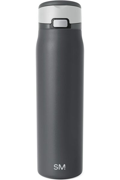 Simple Modern Misa Water Bottle with Ring Stainless Steel Straw Insulated 710...