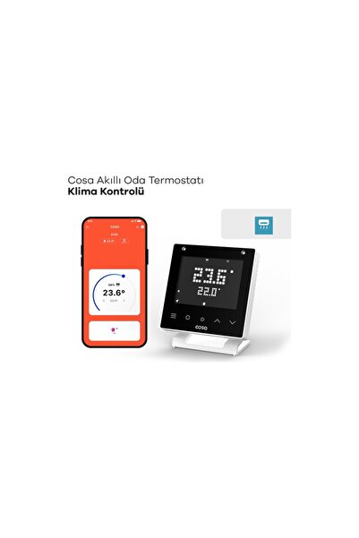 Akıllı Oda Termostatı V5 Kablosuz Klima Kontrolü Uzaktan Ölçüm Beyaz Renk (SADECE KLİMA İÇİNDİR