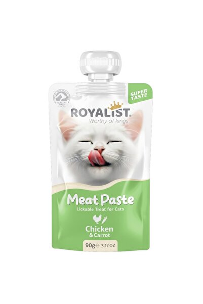 Royalist Meat Paste pentru Pisici cu Pui și Morcov 90 g – Gustare cremoasă