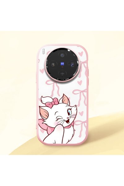 Hontinga Vivo X300 Compatible Case Camera Protective Pink Cartoon Patterned S...