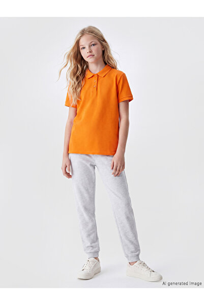 LC Waikiki Girl's Jogger Sweatpants with Elastic Waistband
